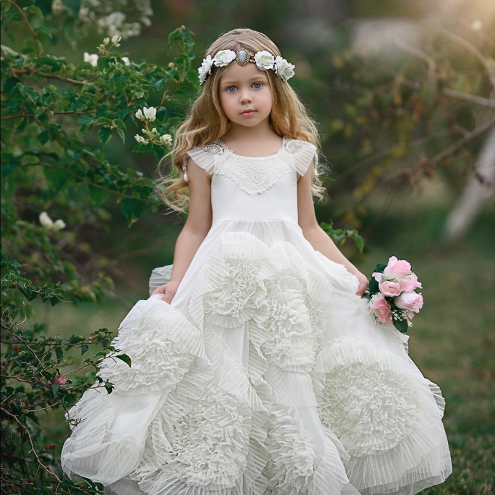 GORGEOUS DOLLCAKE FORMAL/FLOWER GIRL DRESS SIZE 7